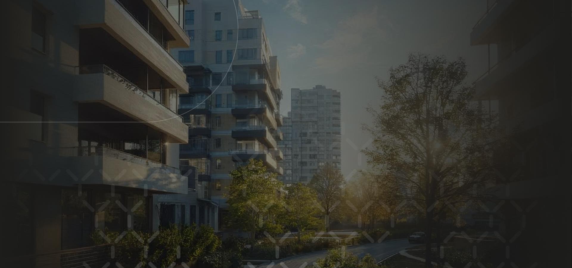 Panorama farmy wiatrowej